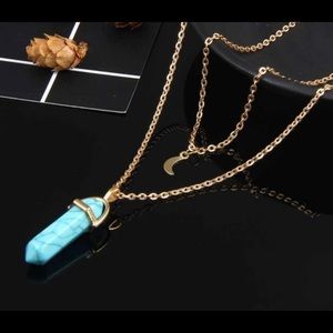 Double stacked necklace